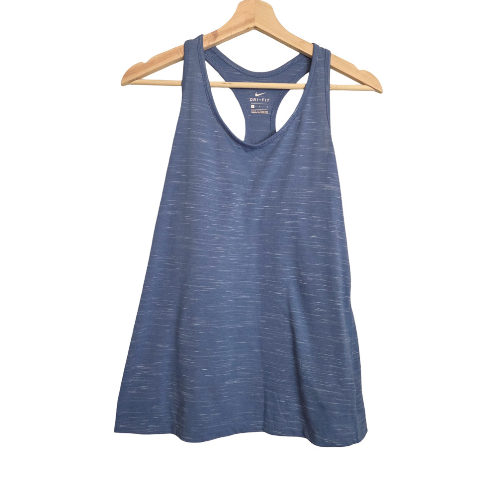 Nike | Dri-Fit Marled Pattern Racerback Mesh UnderarmTank Top